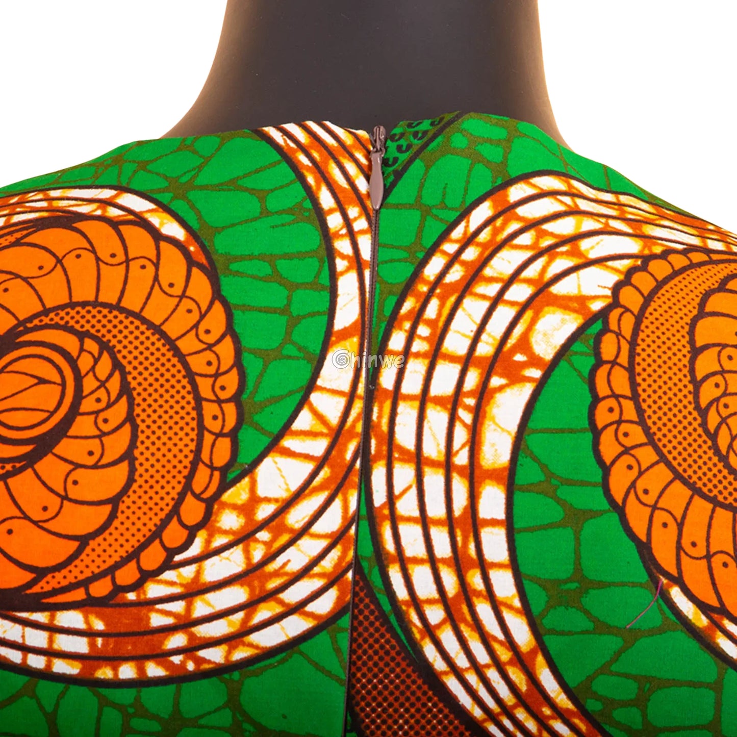 Relaxed Fit Sleeveless Wax Ankara Jumpsuit Twilight Series Women’s Clothing