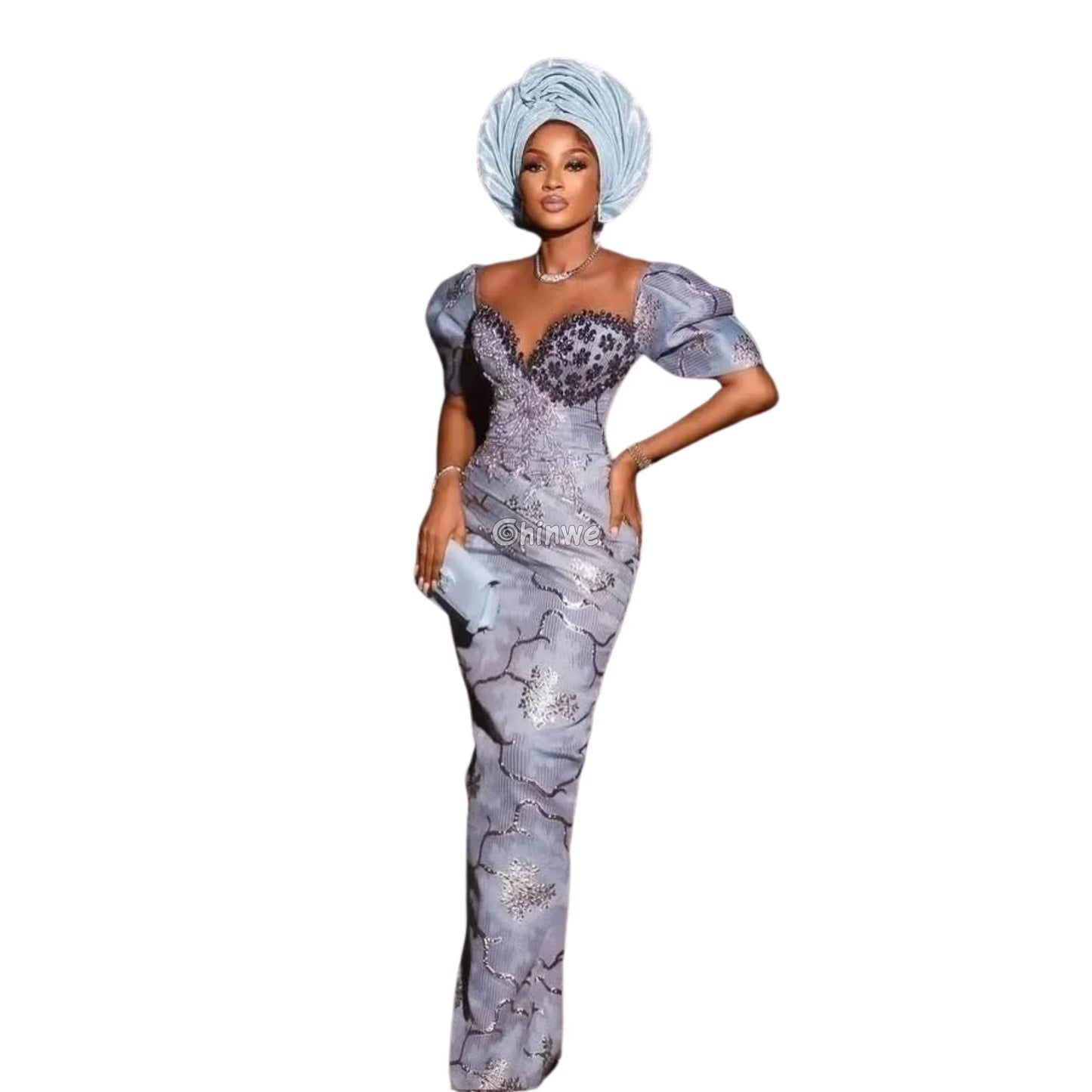 Jacquard Brocade Fabric with Metallic Floral Vines and Raised Texture Available in 7 Luxe Colors African Wax Print