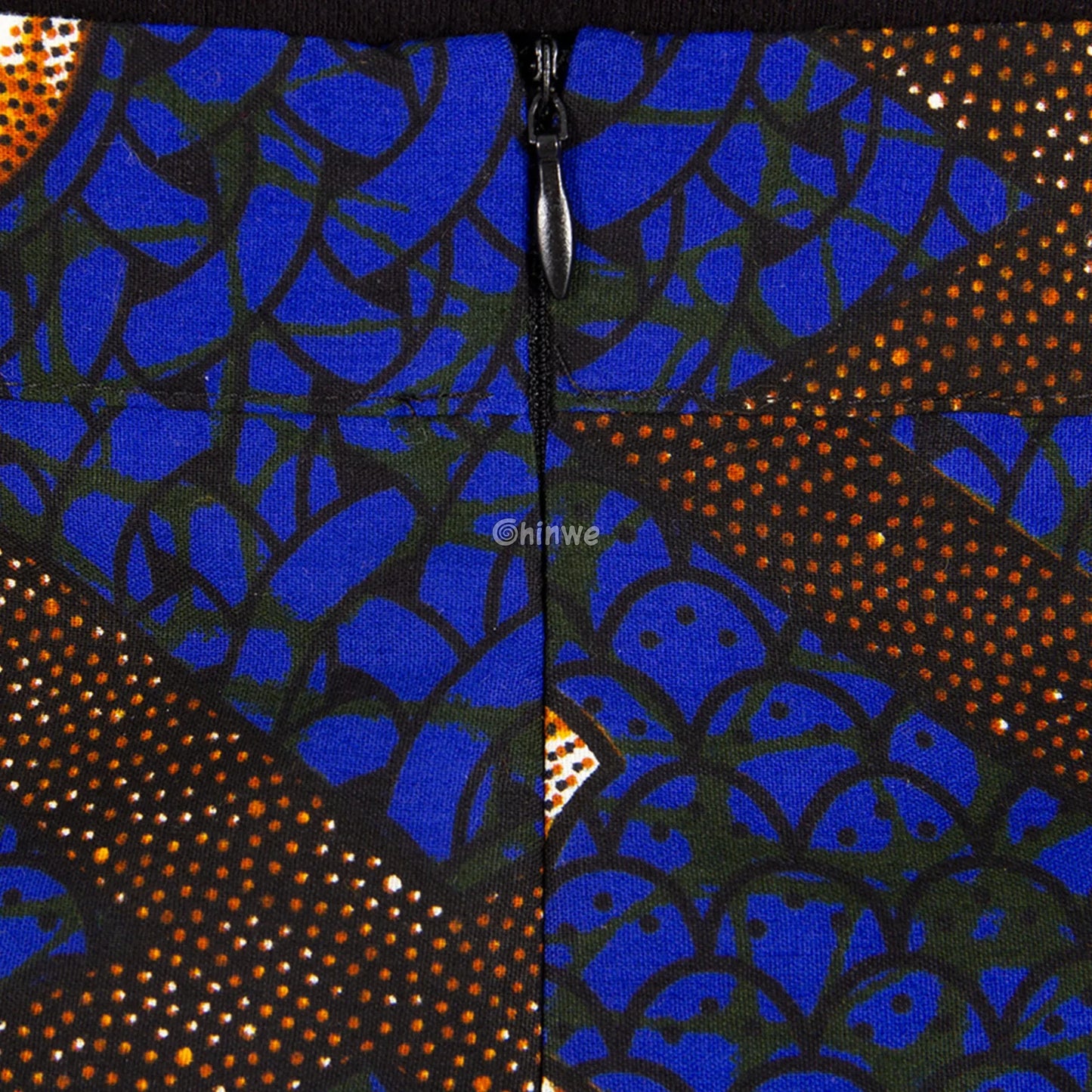 Statement Print High Waisted A Line Pencil Mini Skirt - Women’s Clothing