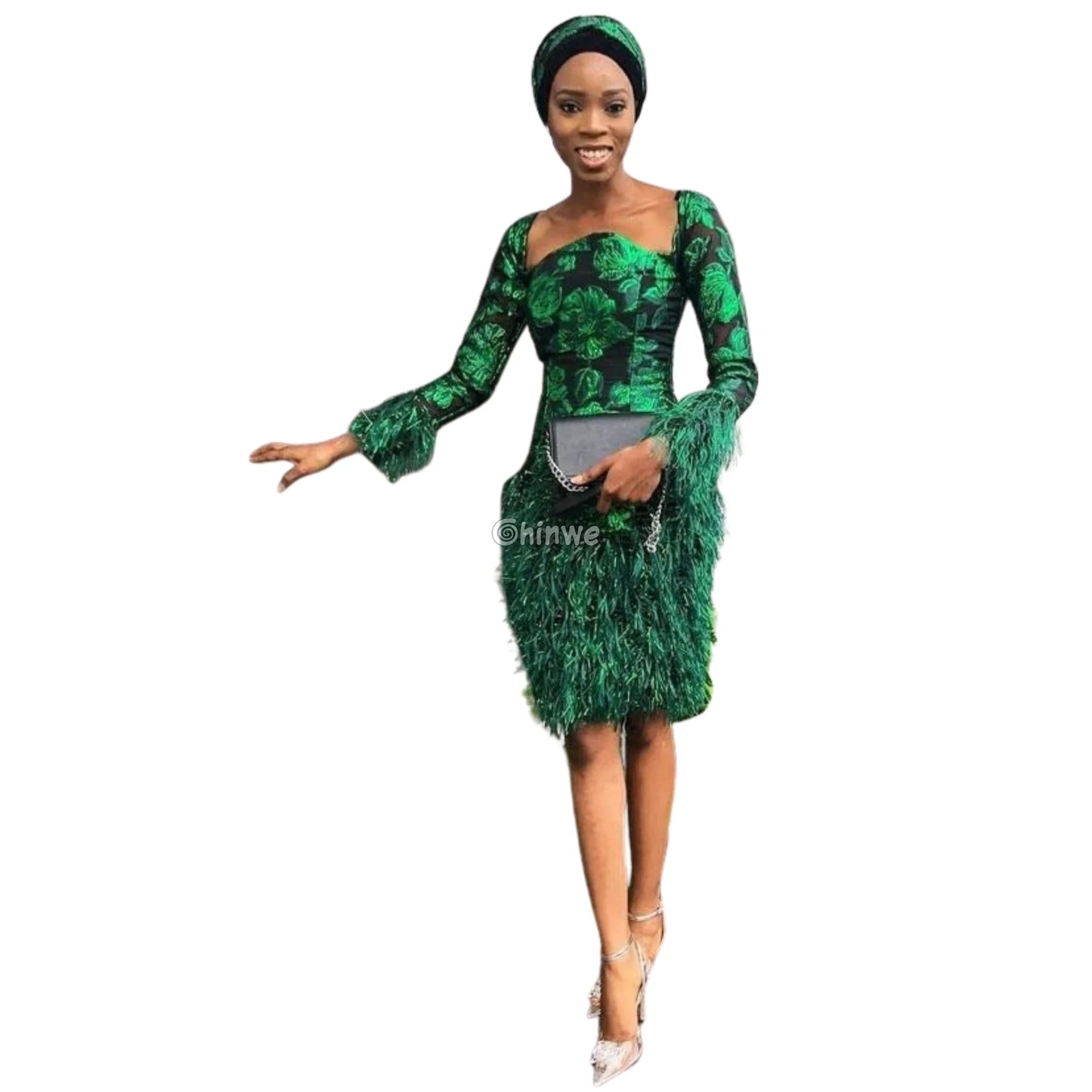 3D Floral Fringe Lace with Raised Embroidery & Metallic Fibers on Mesh Tulle Fabric Lace