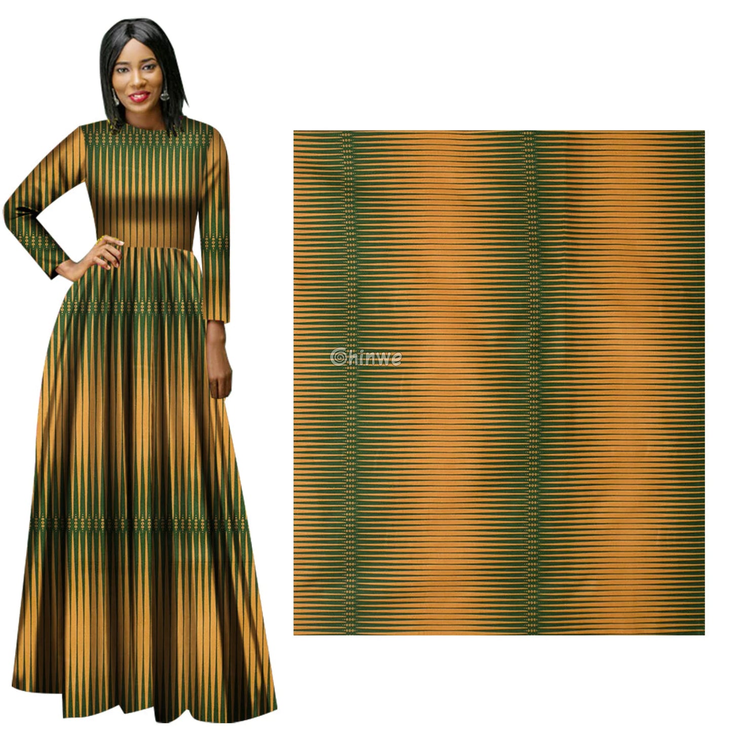 Versatile Design.
Unique Ankara Print
Striped Fabric
Simple Patterns
Sewing Material
Quilting Material
Nigerian Textile
Neutral Colors
Minimalist Design
Fashion Textile
Elegant Fabric
DIY Projects
Craft Fabric
Beige and Green