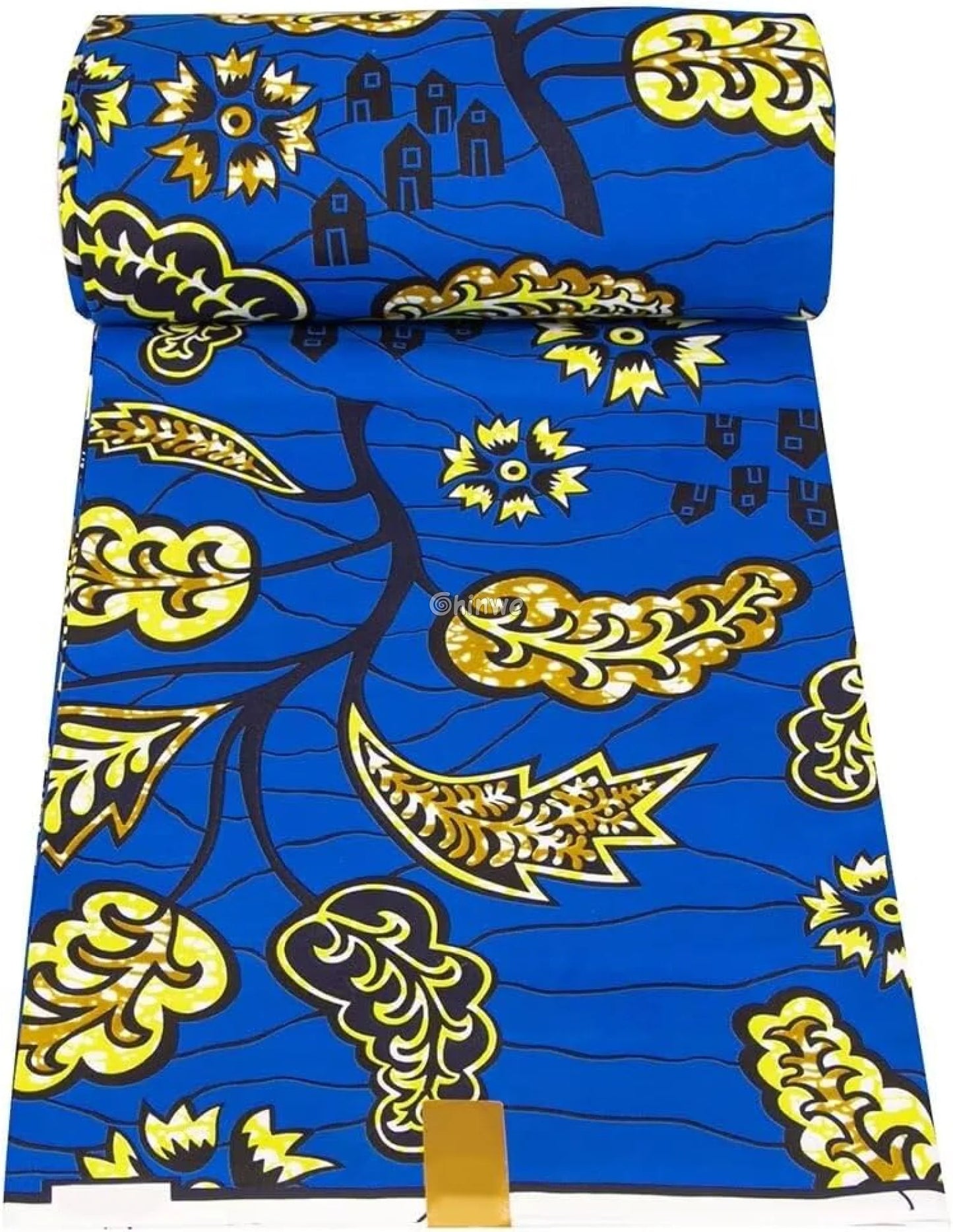 Wax Textile
Vibrant Patterns
Unique Design
Sewing Material
Nigerian Textile
Gold Flowers
Floral Design
Fashion Fabric.
Elegant Fabric
DIY Projects
Craft Material
Bold Print
Blue Fabric
Ankara Print