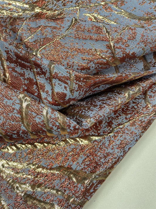 Floral Tulle Lace with Guipure and Organza Details Fabric