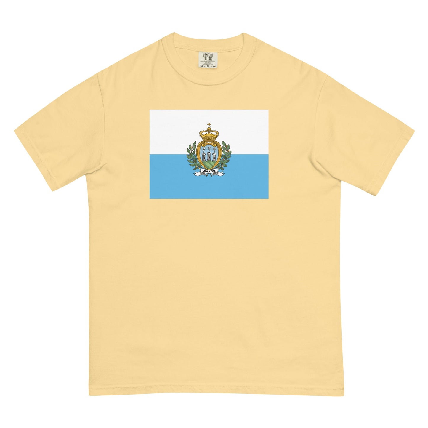 San Marino pride shirt in red – unisex, 4X large