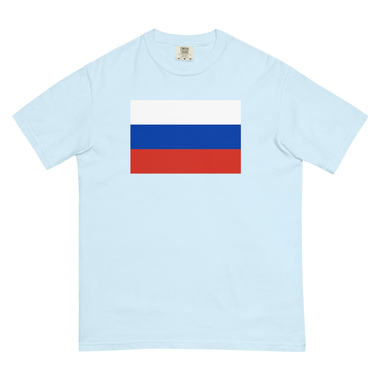 Russia pride shirt in brick – unisex, large