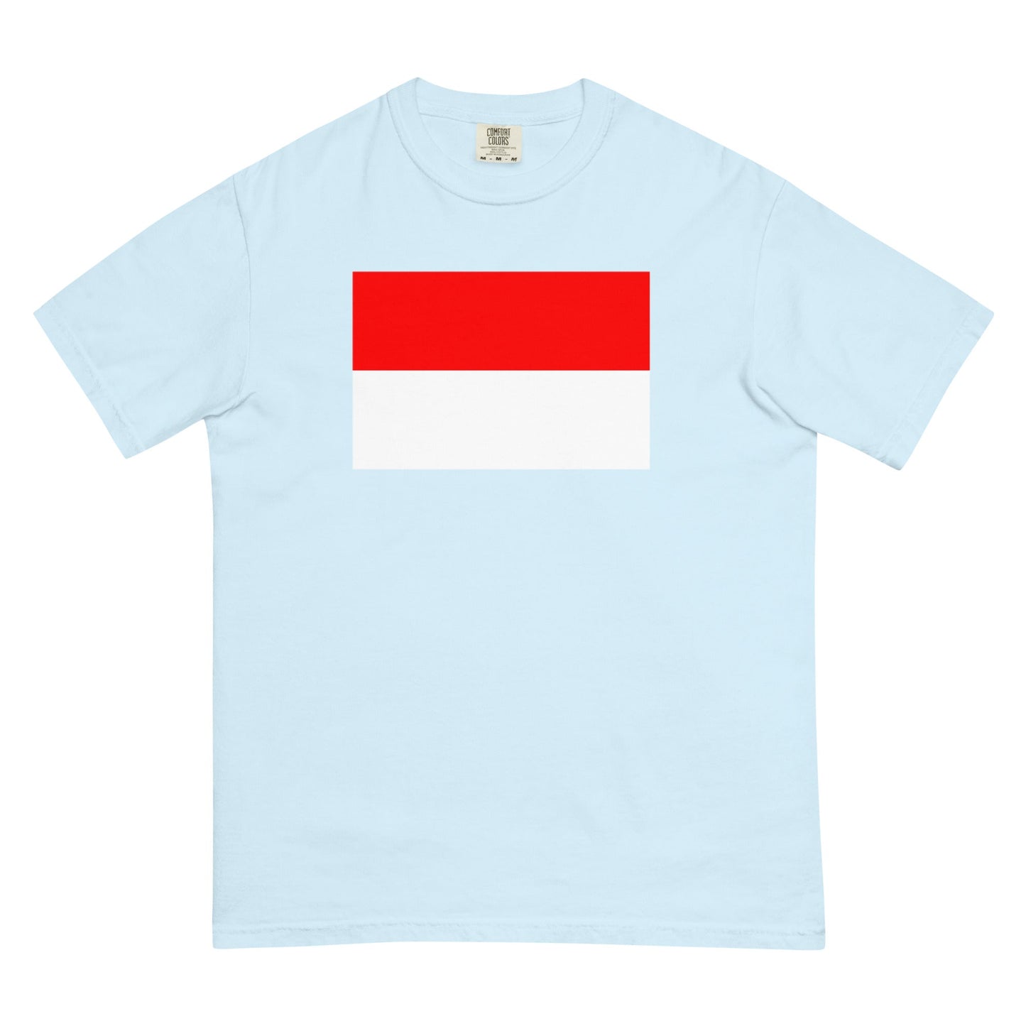Indonesia flag shirt in espresso, size small