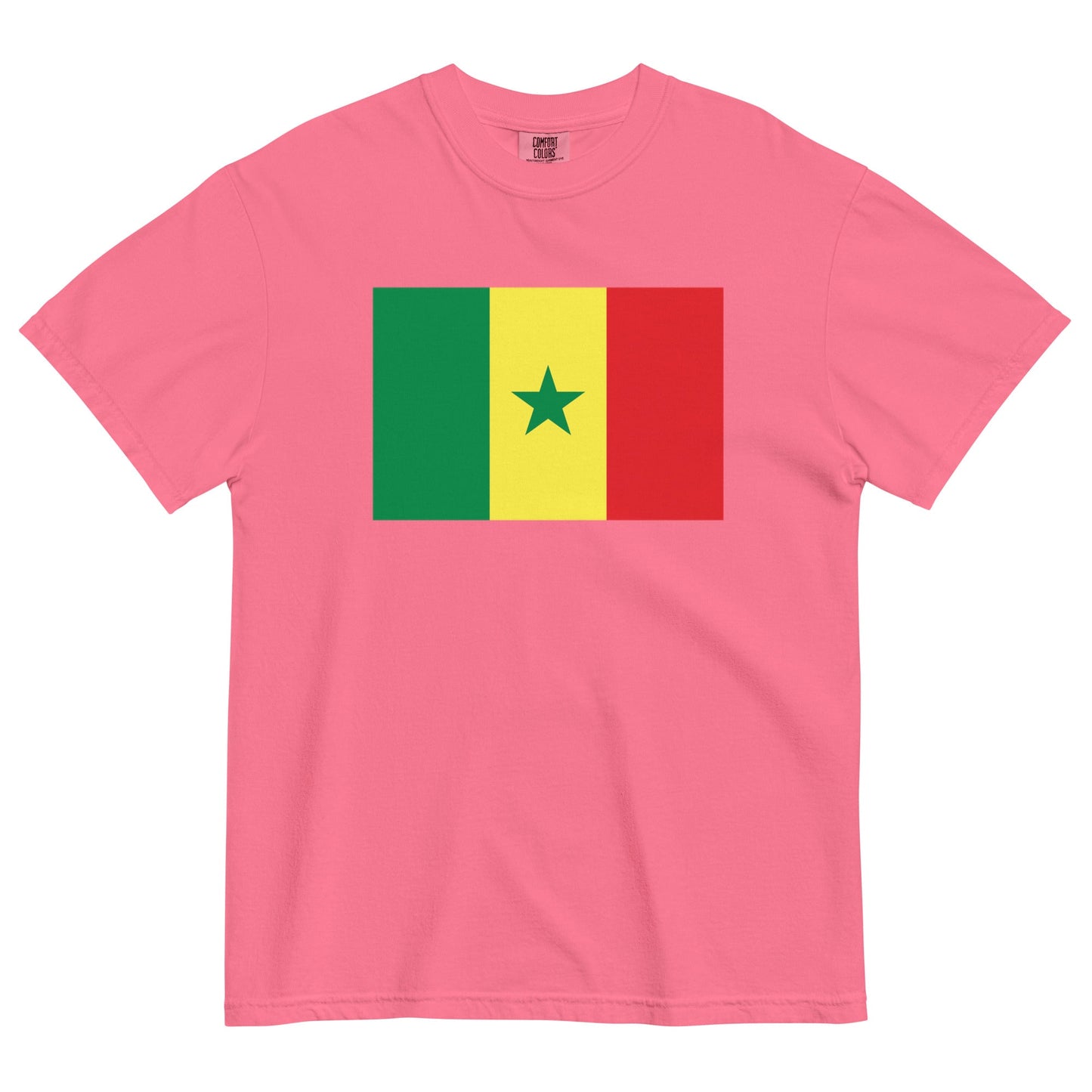 Senegal heritage shirt, true navy, size large