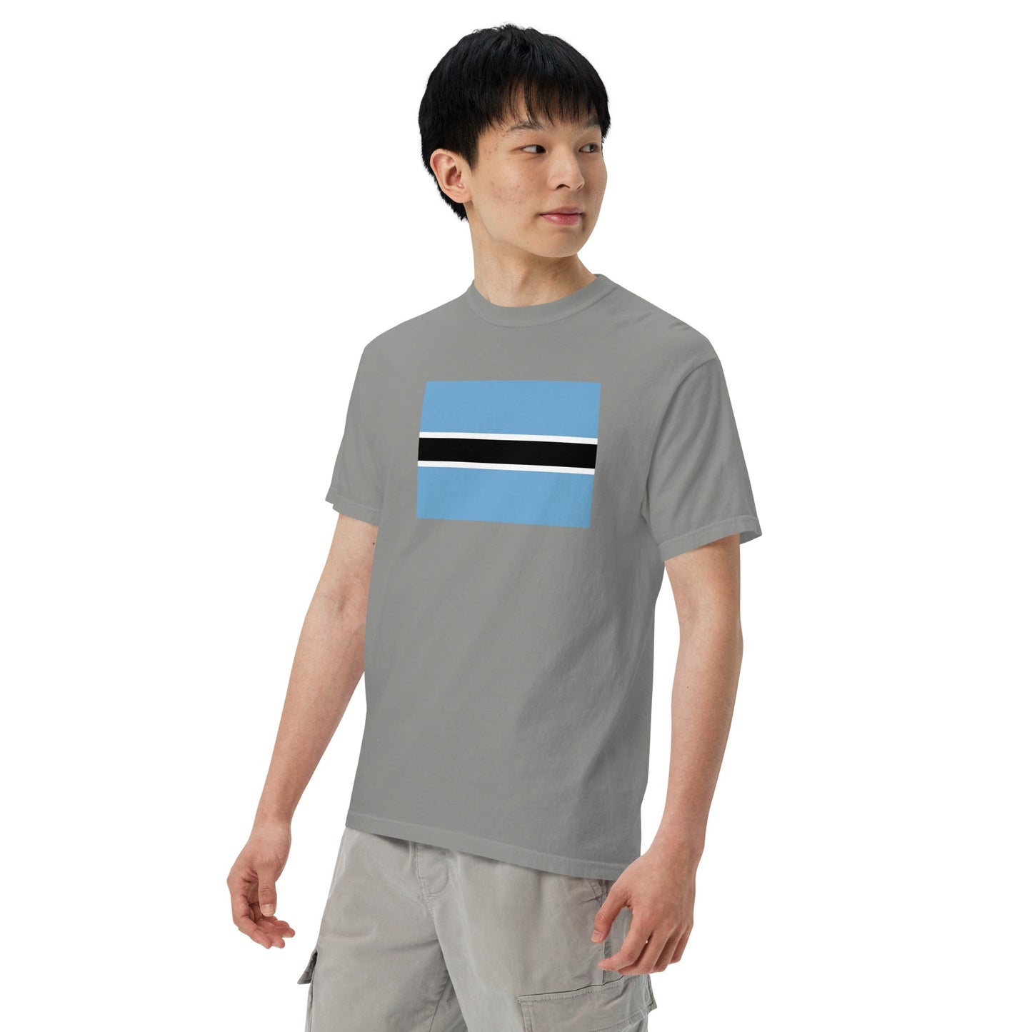 Botswana pride shirt in red – unisex, medium