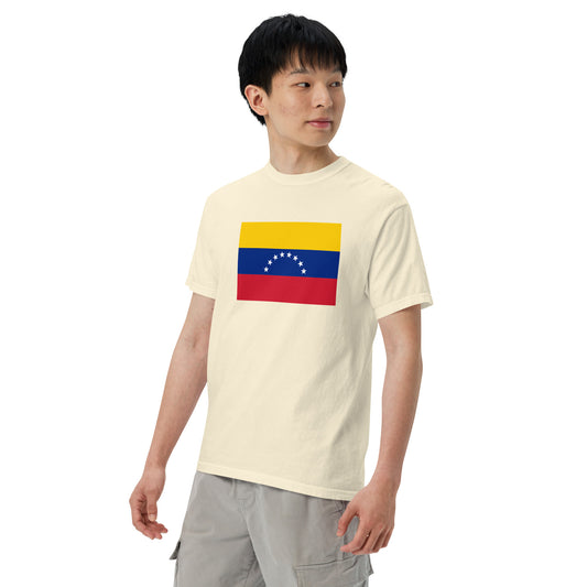 Venezuela flag shirt in black, size medium