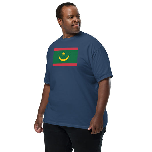 Mauritania flag shirt in black, size medium