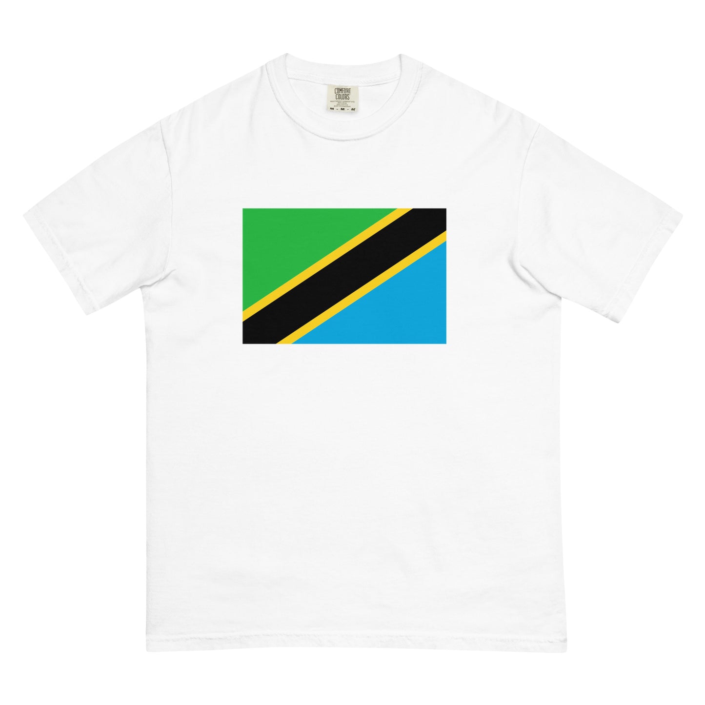 Tanzania flag shirt in red, size extra large