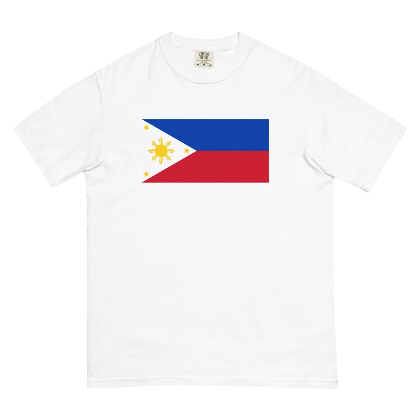 Philippines flag shirt in brick, size medium