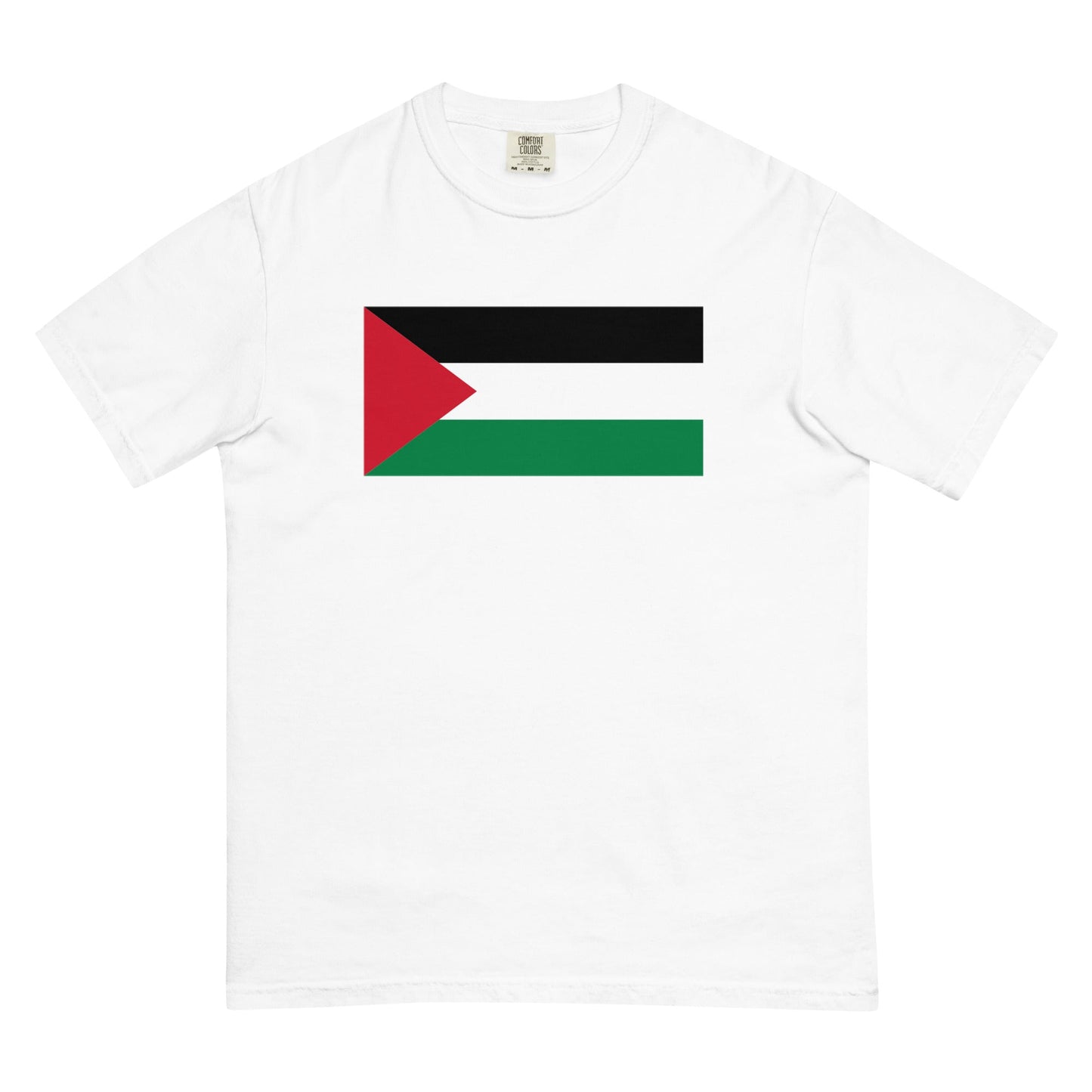 true navy shirt with Palestine flag design, extra large