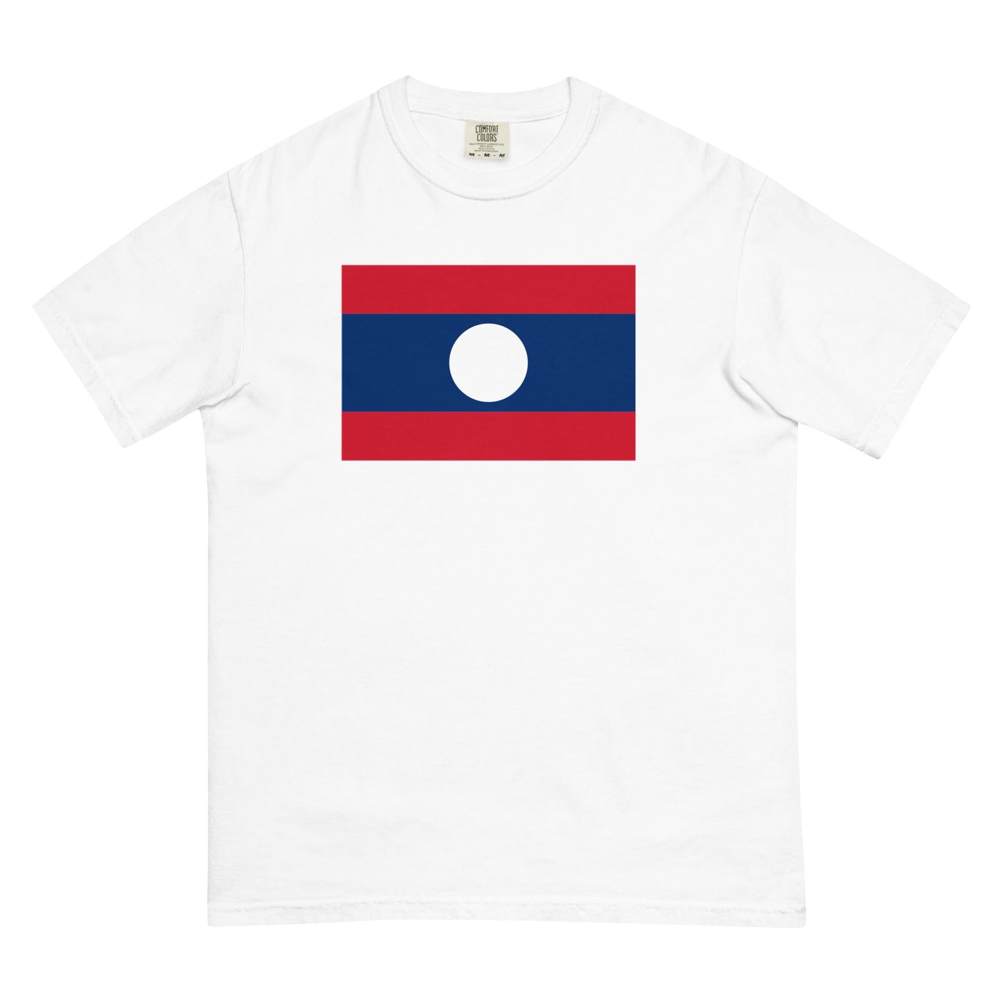 Laos heritage shirt, crimson, size 2X large