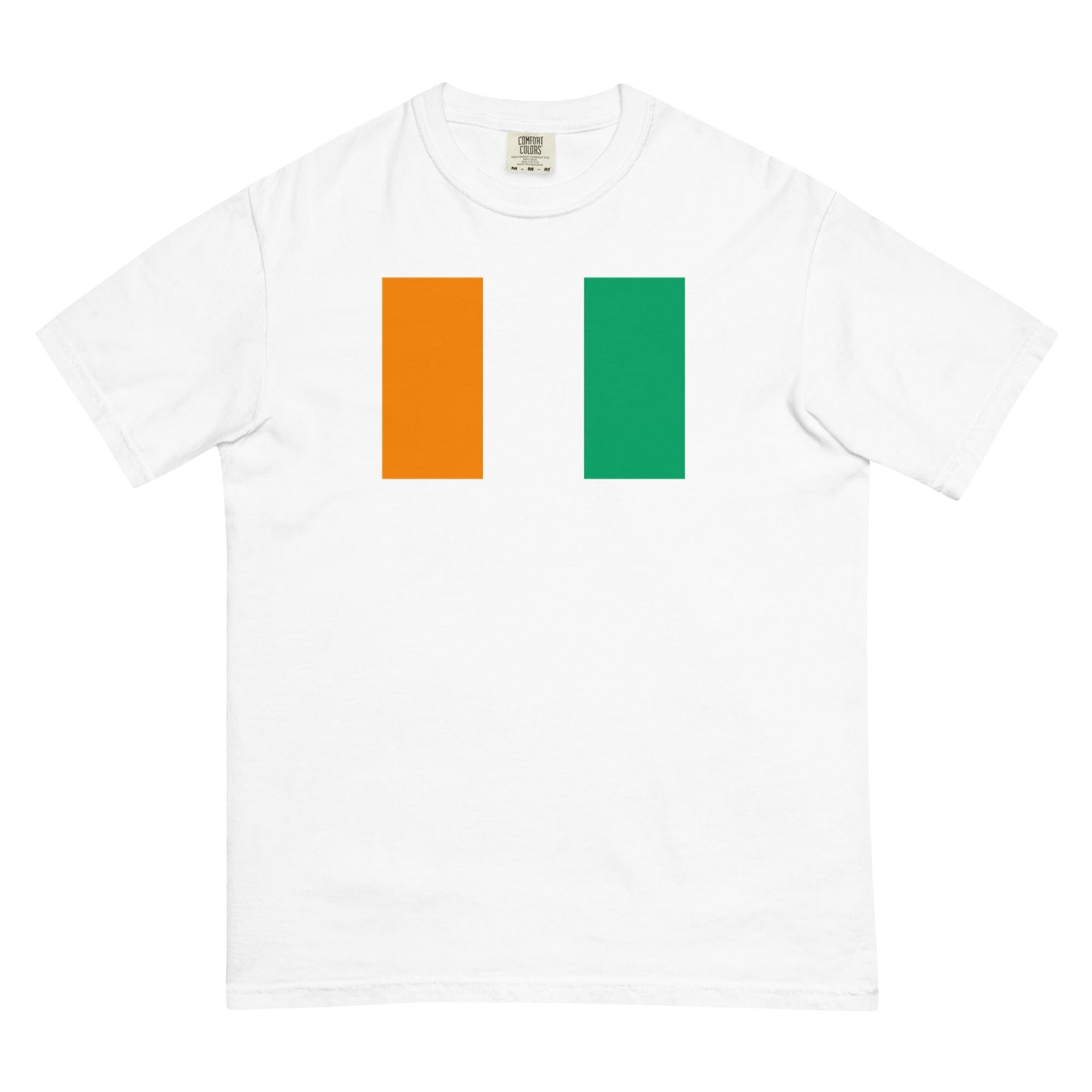 yam shirt with Cote Divoire flag design, large