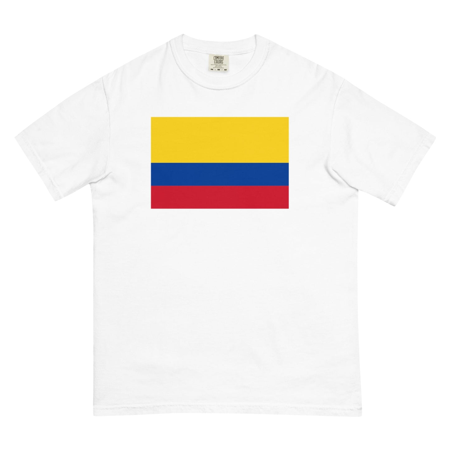 Colombia flag shirt in espresso, size 2X large