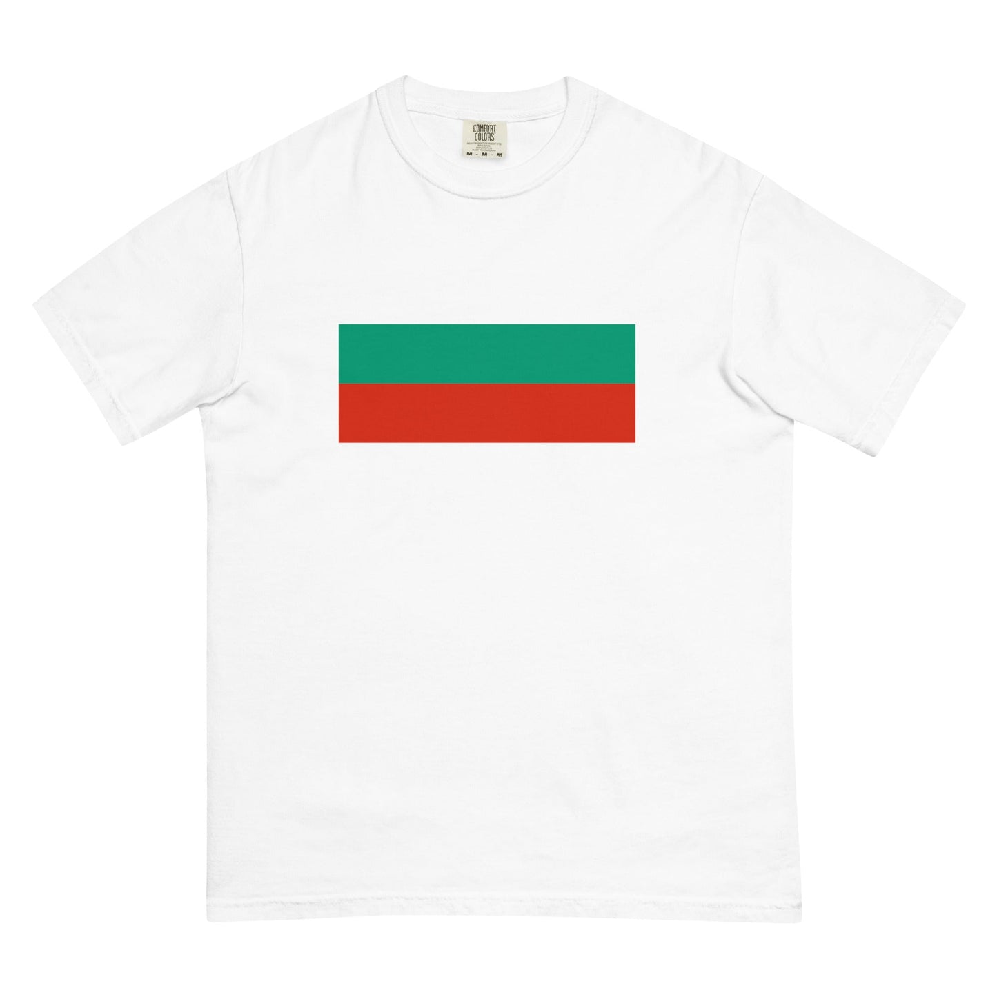 Bulgaria flag shirt in crimson, size 4X large