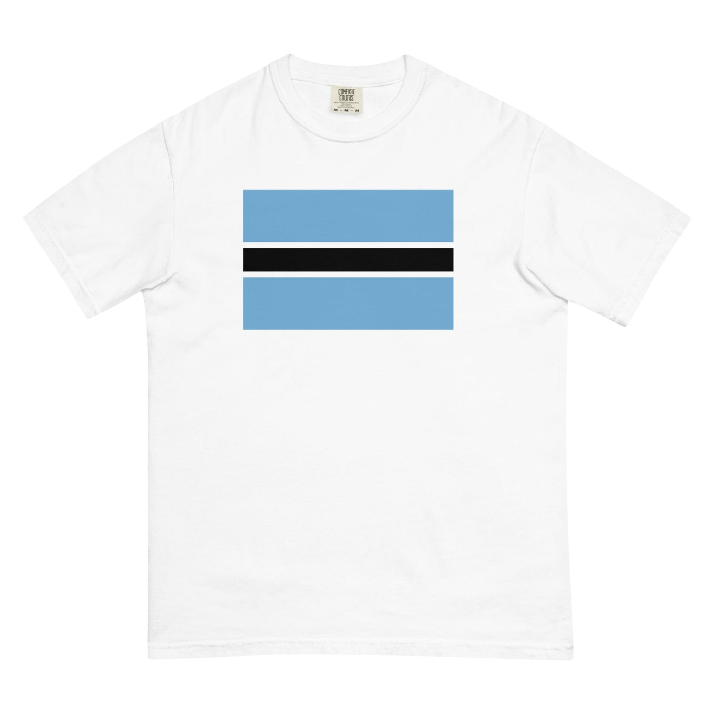 Flag tee representing Botswana in flo blue, 3X large