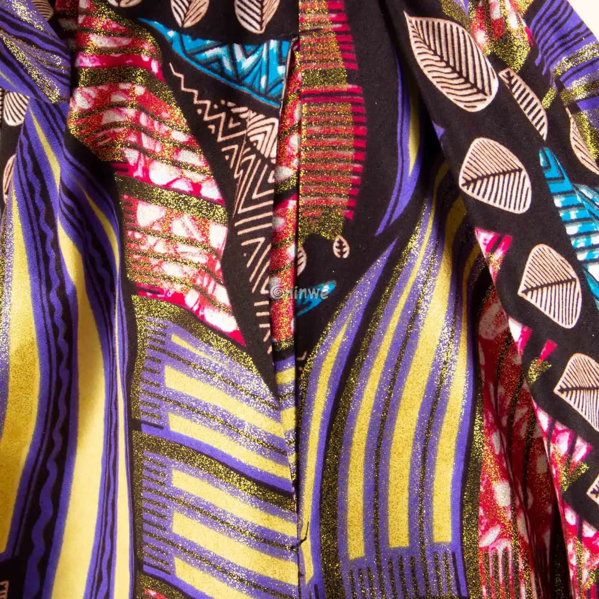 Ada Midi Belted Ankara Dress Jewel Earth Women’s Clothing