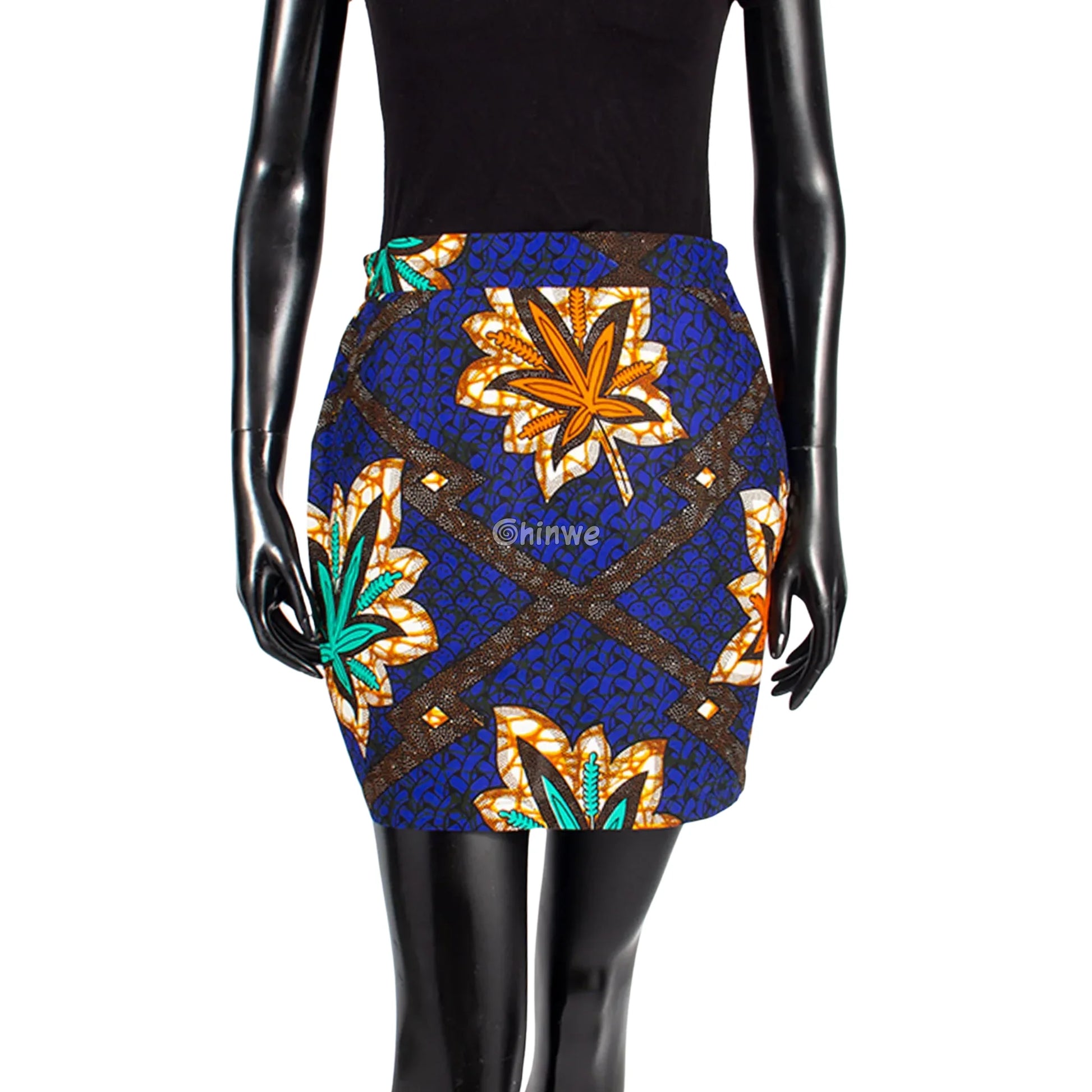 Floral Bloom High Waisted A Line Pencil Mini Skirt - Women’s Clothing