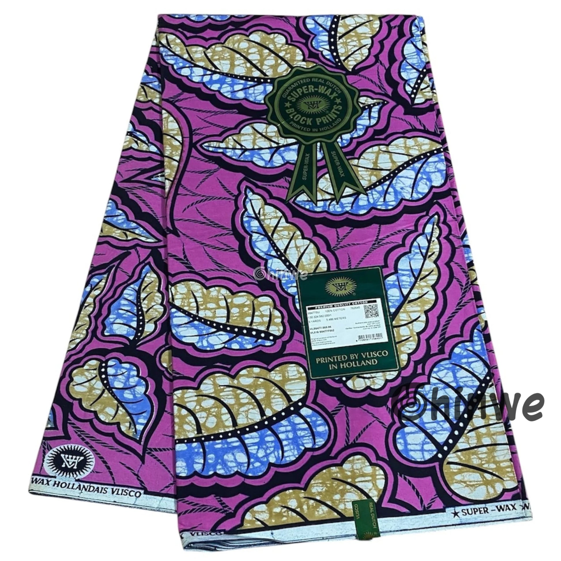 Crimson Dandelion Print with Coral Accents on Deep Indigo Batik and Blue-White Marble Background