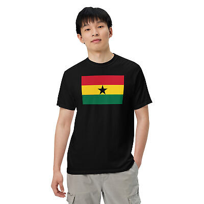 Ghana Flag T-Shirt | Unisex Premium Tee | National Emblem & Patriotic Apparel