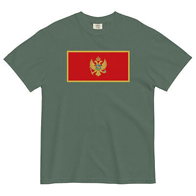 Montenegro Flag T-Shirt Unisex Premium Tee | National Emblem & Patriotic Apparel