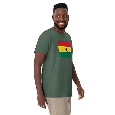 Ghana Flag T-Shirt | Unisex Premium Tee | National Emblem & Patriotic Apparel