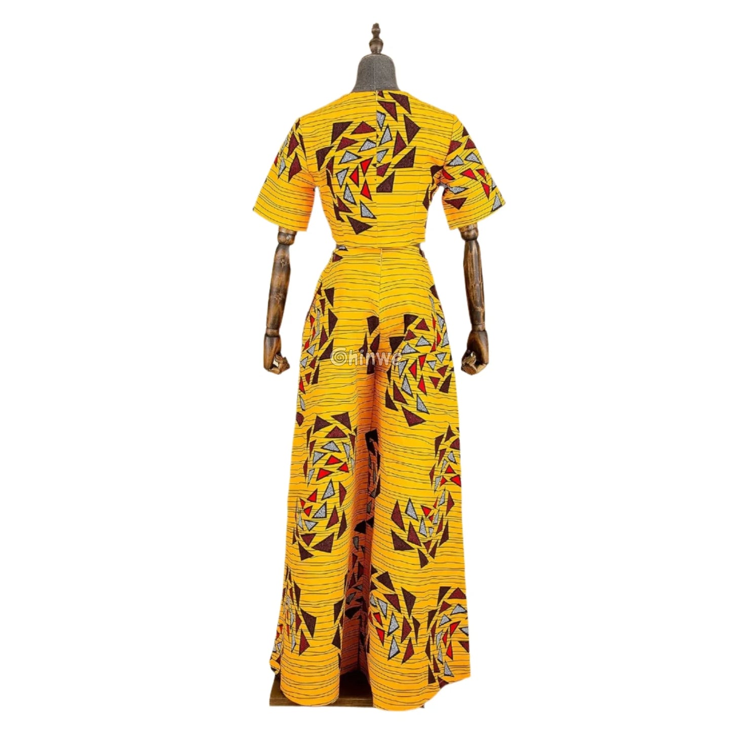 The Adamma Set Two Piece Crop Top and Wide Leg Pants - Women’s Clothing