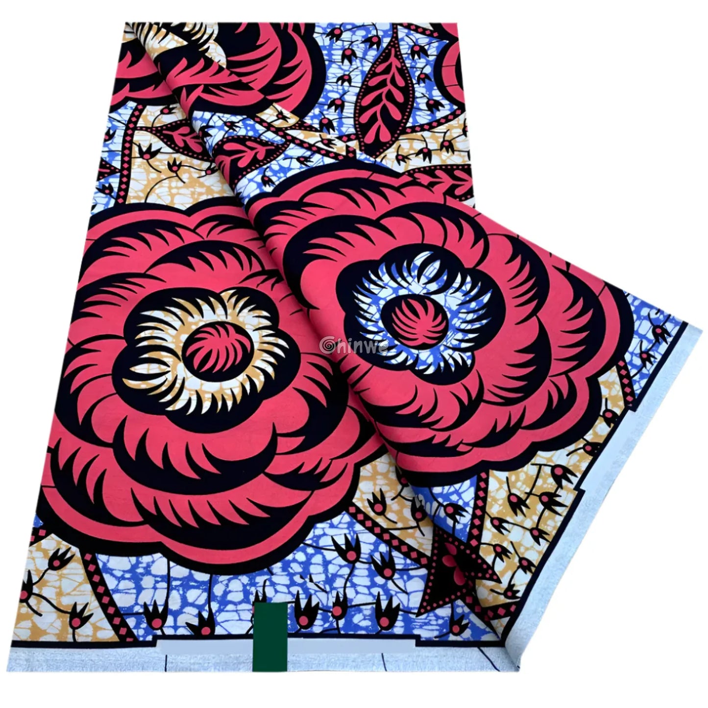 Terracotta Sunburst with Blue Ripple Panels and Monochrome Pebble Texture in Geometric Blocks Sunburst Prism Panel / 6