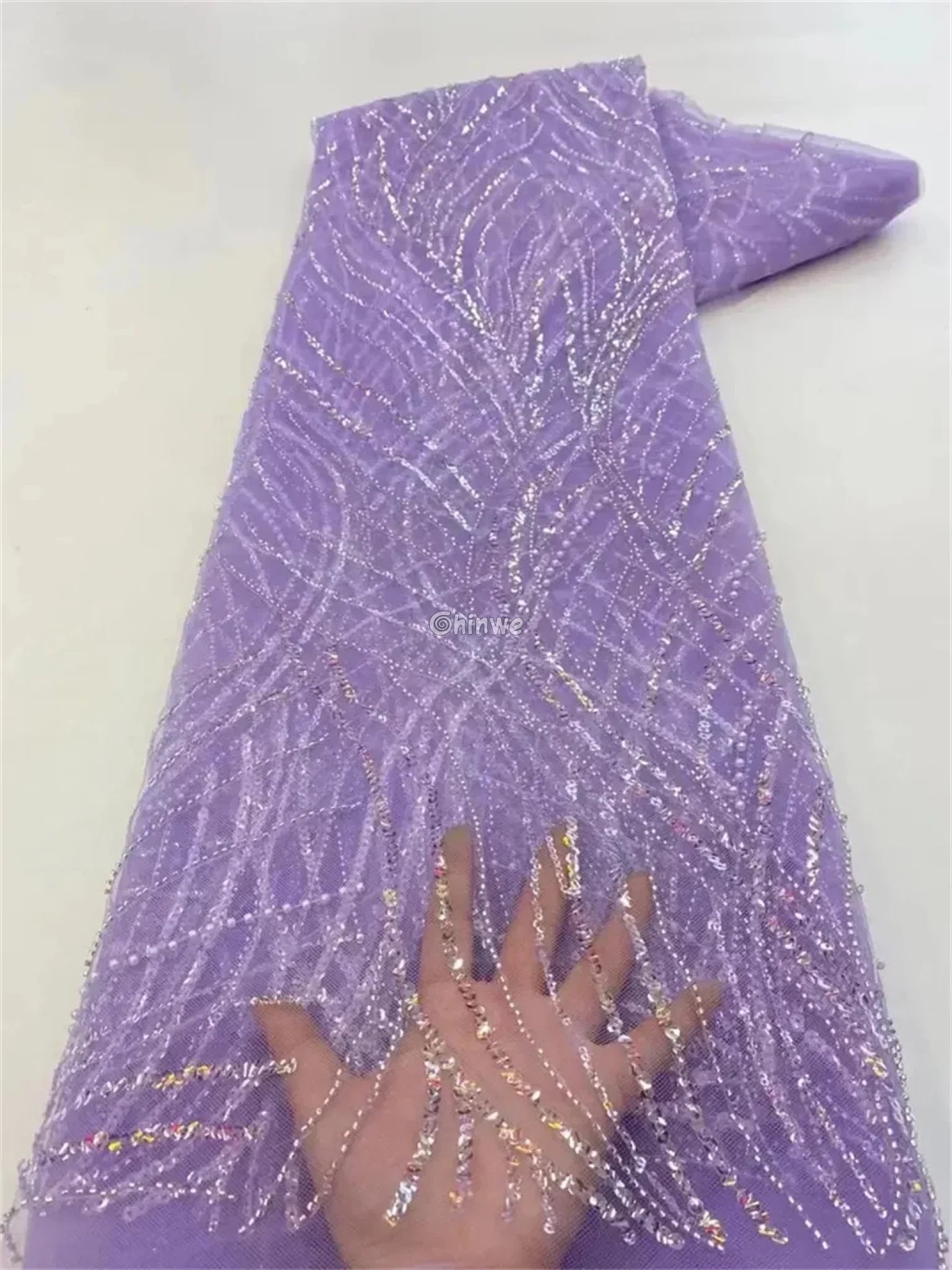 Sequins and Beaded Fabric

Premium Event Lace

Luxury Lace Fabric

High-End Nigerian Lace

Groom Wedding Fabric

Glamorous Lace Design

French Tulle Lace

Elegant Sewing Material

Bridal Embroidery Material

African Wedding Lace