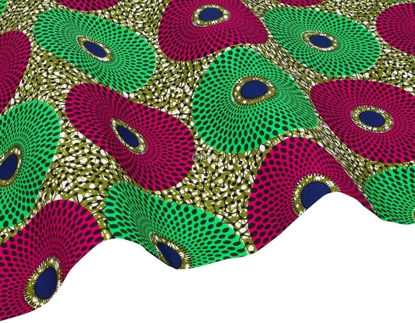 Wax Print

Traditional Fabric

Sewing Material

Quilting Material

Printed Cloth

Magenta Fabric

Green Fabric

Fashion Fabric

DIY Textile

Craft Fabric

Circle Design

Bright Colors

Bold Design.

Ankara Fabric

