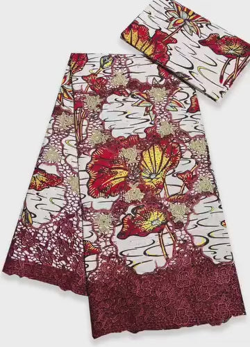 Embroidered cord lace wax set video