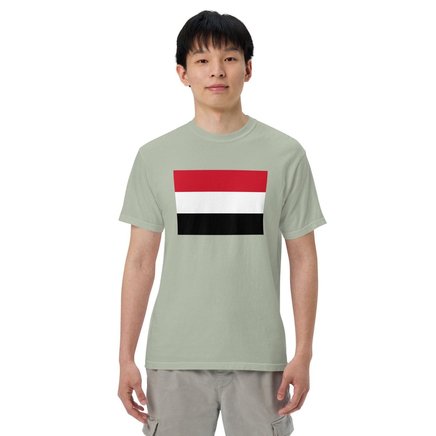 Yemen pride shirt in black – unisex, extra large