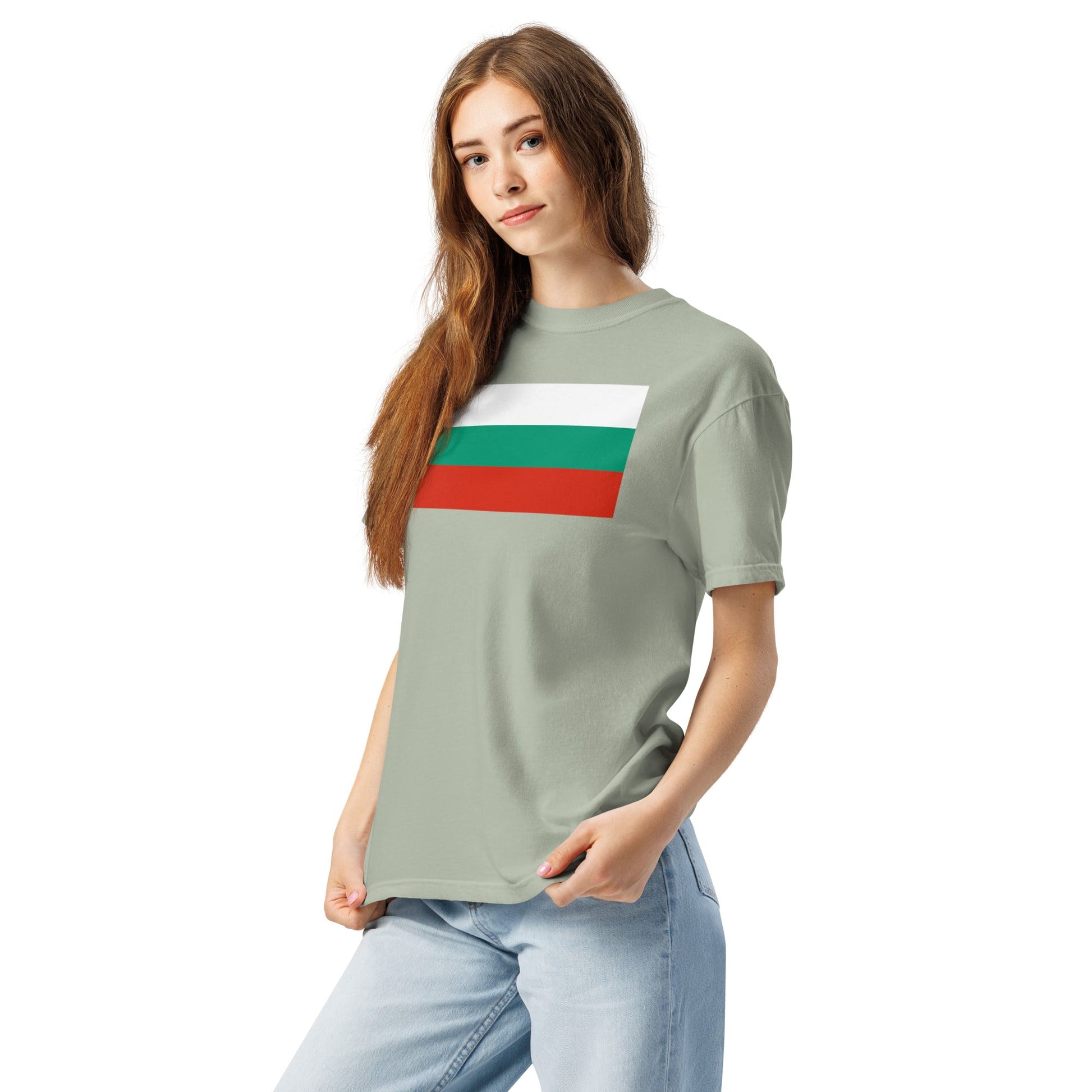 Flag tee representing Bulgaria in true navy, 3X large