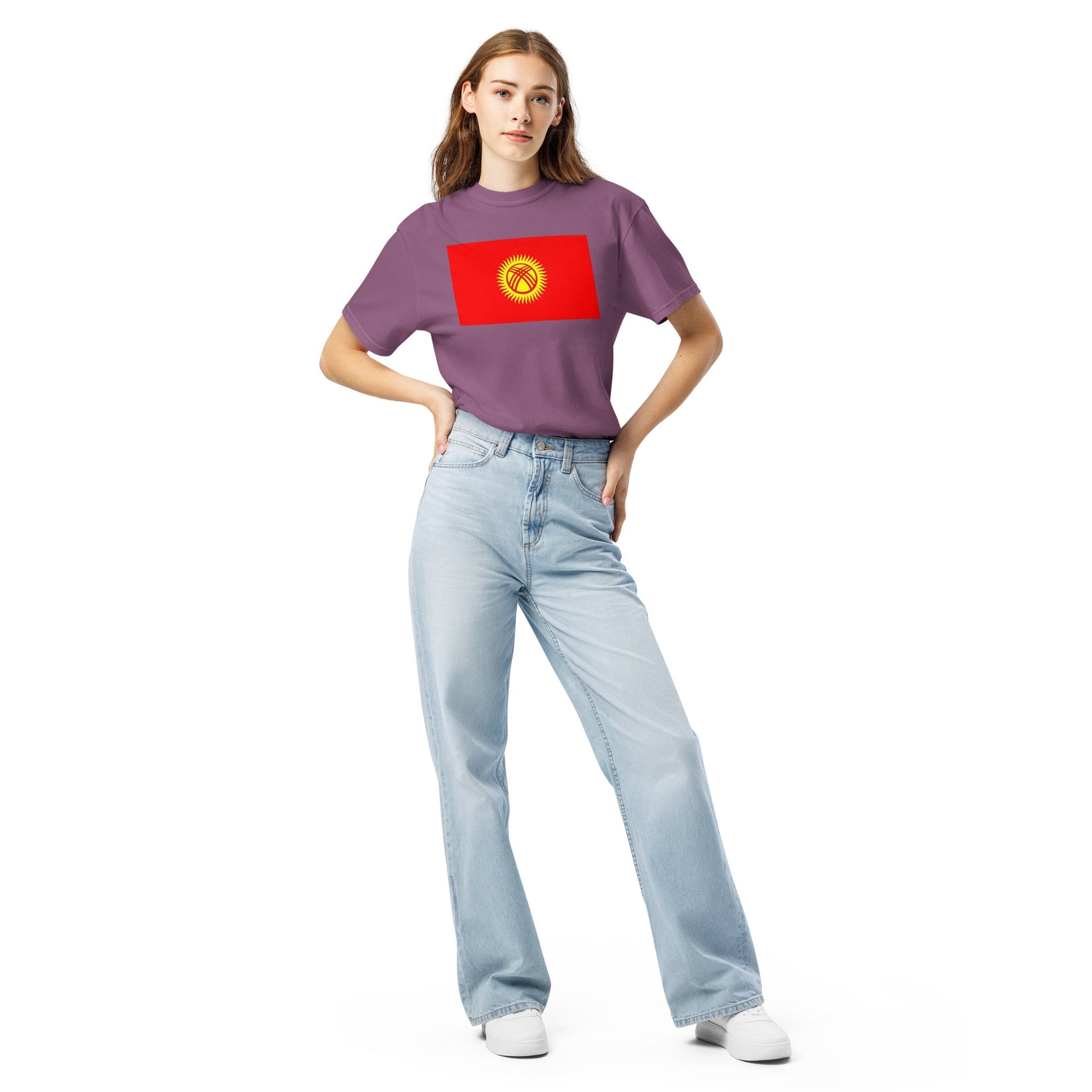 black flag shirt for Kyrgyzstan – size extra large
