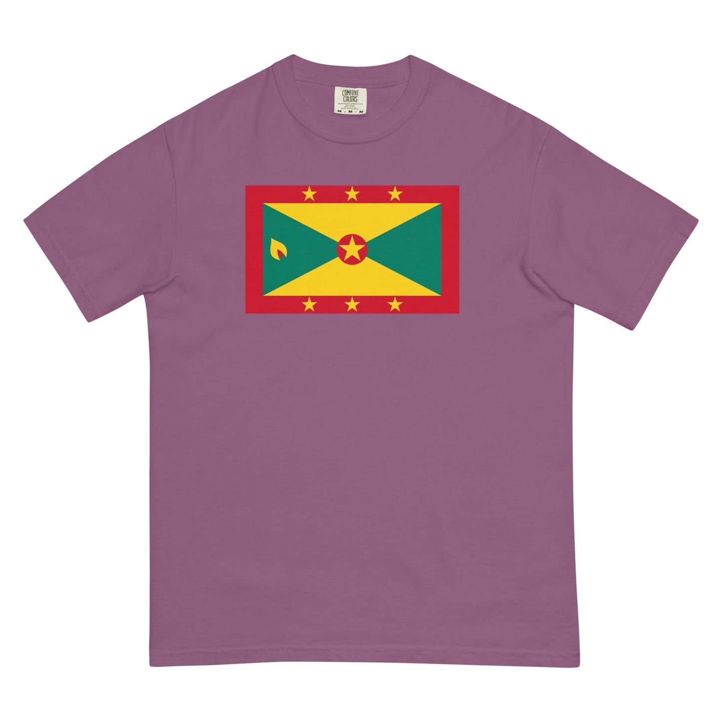Grenada flag shirt in blue spruce, size 4X large