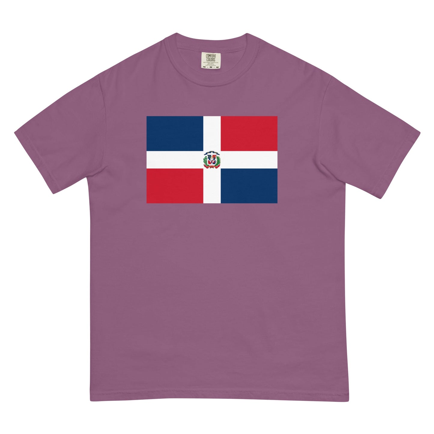 Dominican Republic heritage shirt, blue spruce, size 2X large