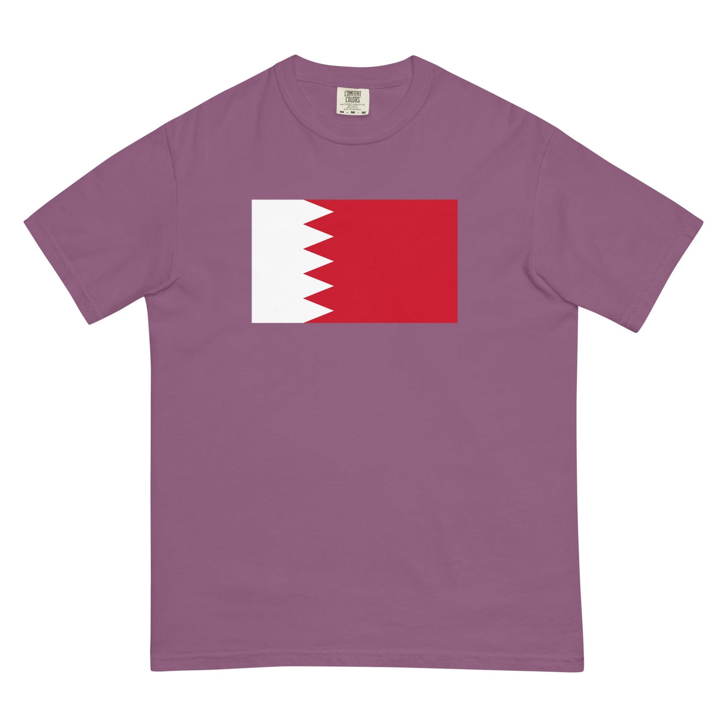 Flag tee representing Bahrain in espresso, small