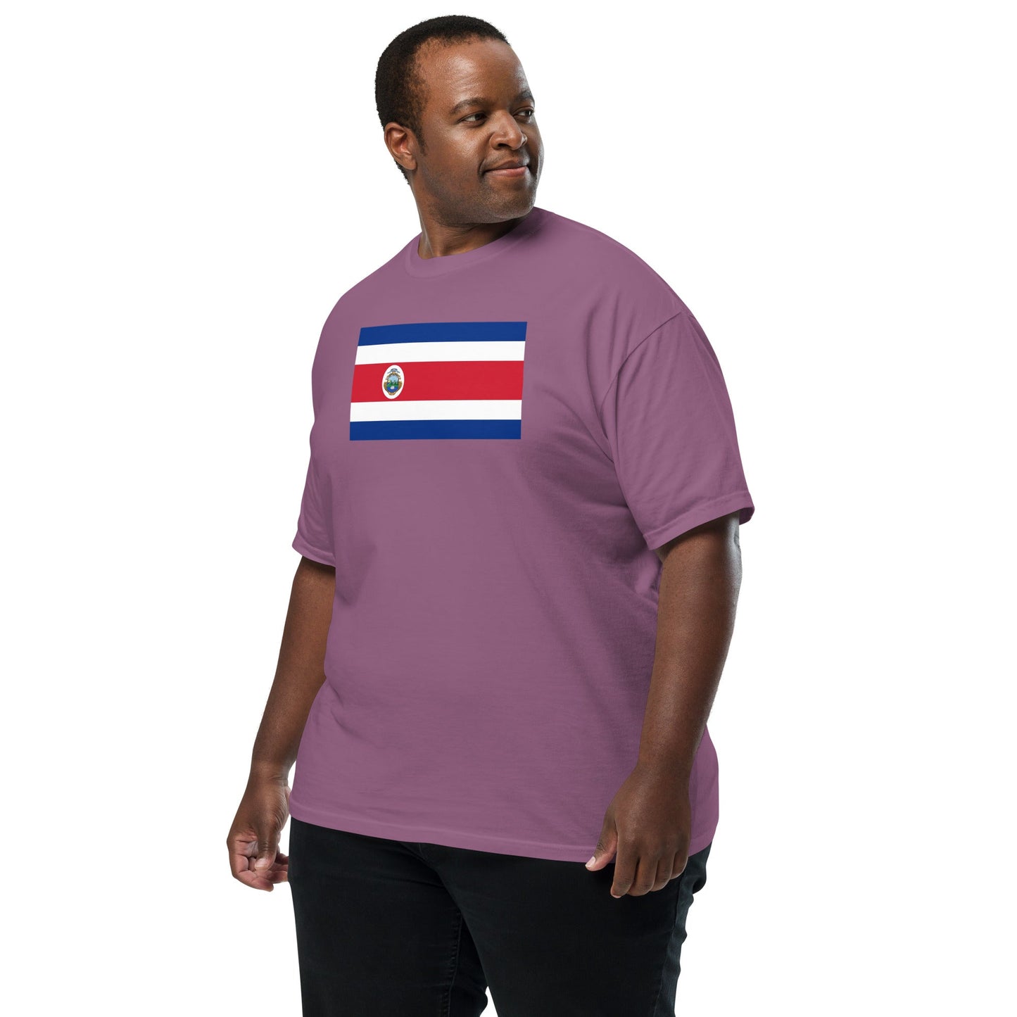 Costa Rica pride shirt in red – unisex, large