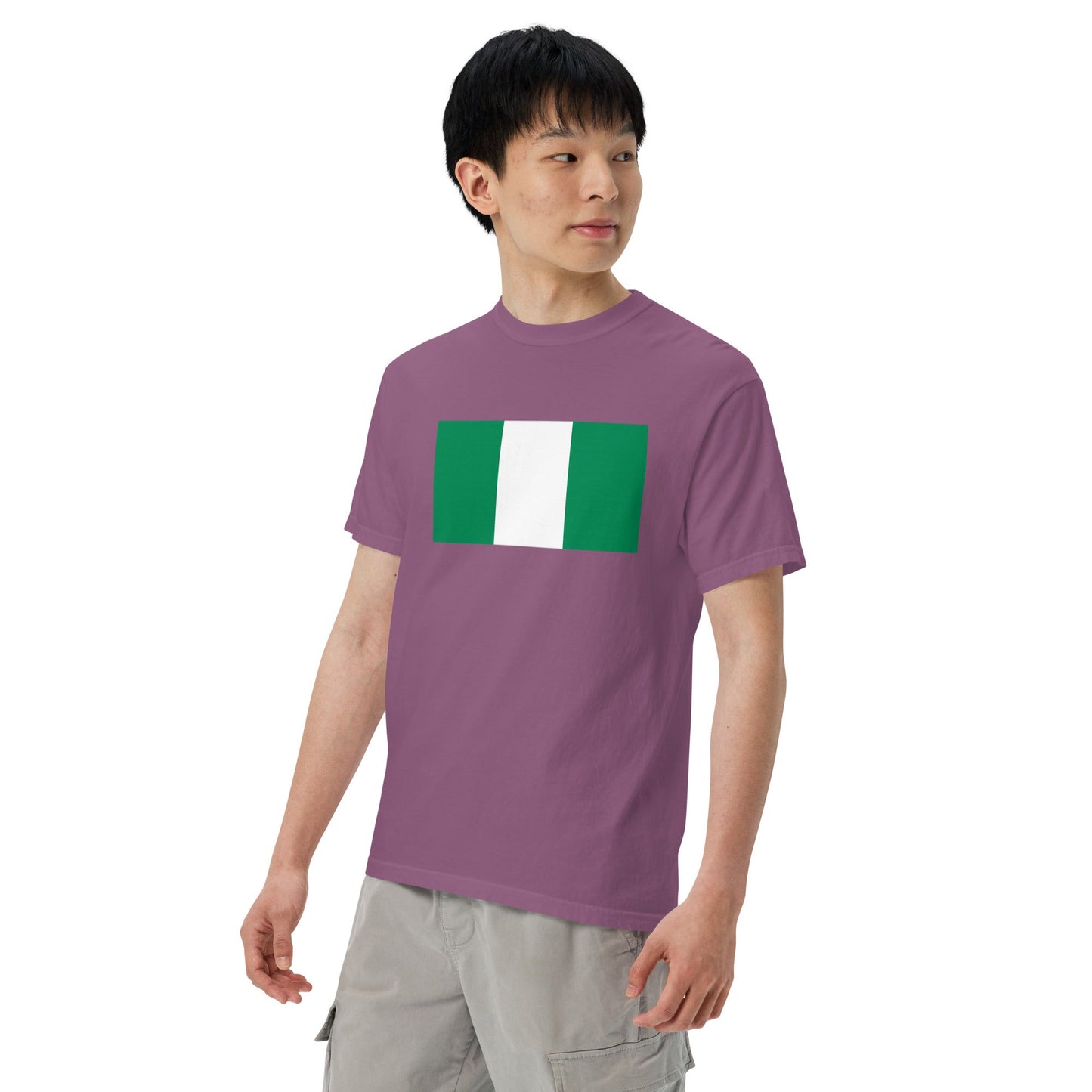 Flag tee representing Nigeria in true navy, 2X large
