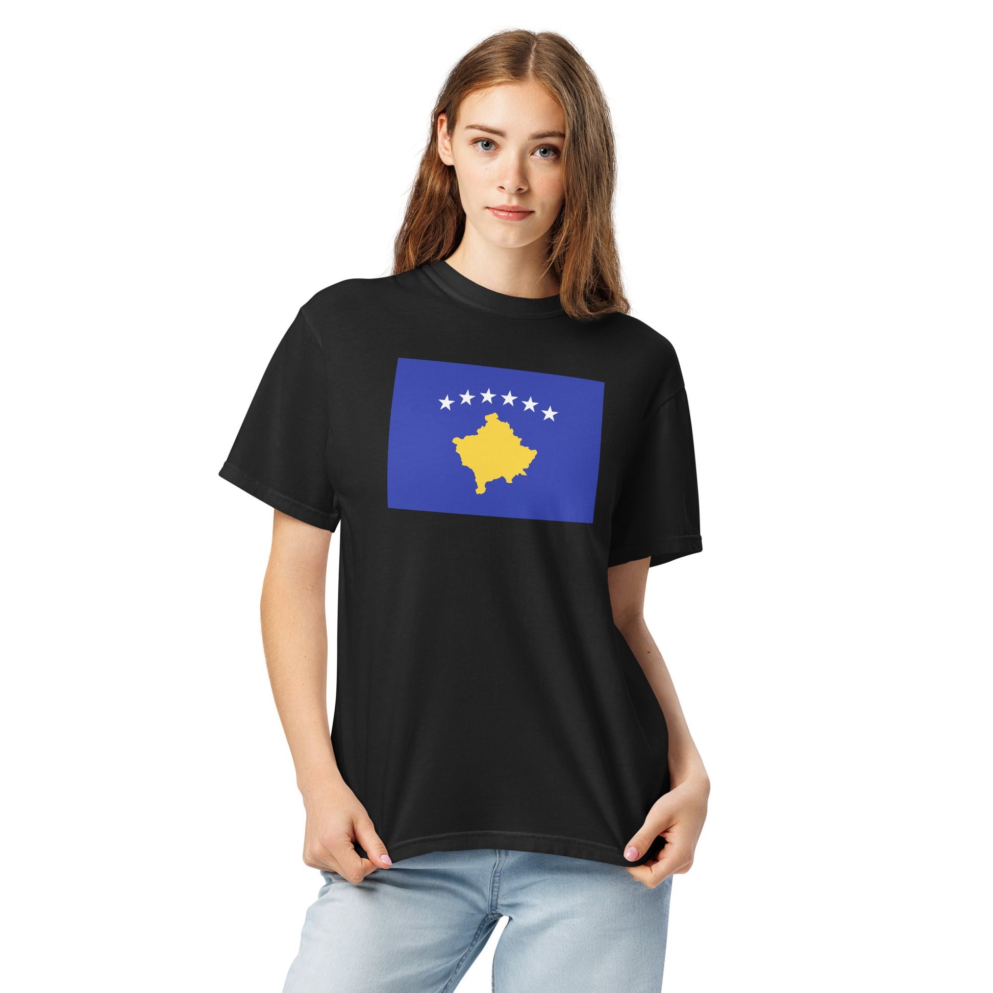 Kosovo 1 heritage shirt, black, size medium
