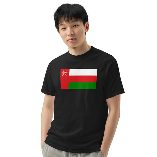Oman pride shirt in black – unisex, medium