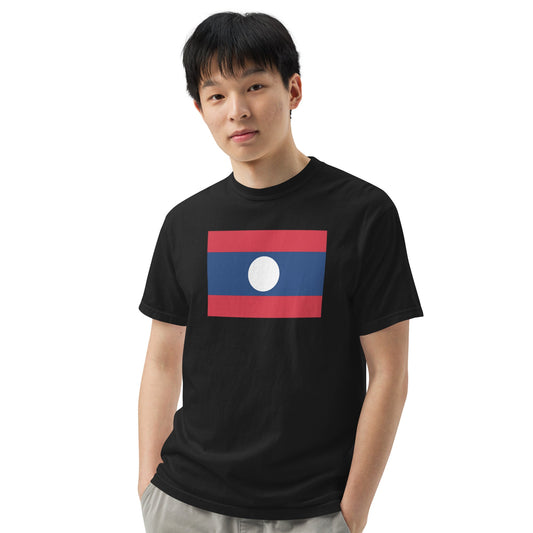 Laos heritage shirt, black, size medium