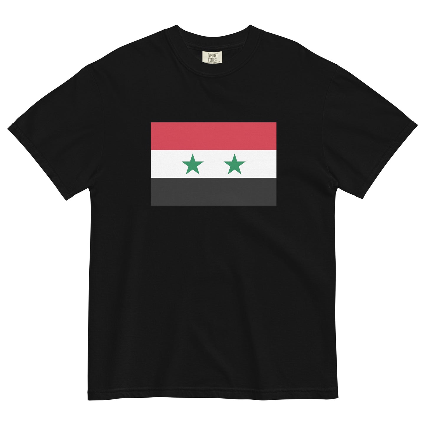 Syria pride shirt in black – unisex, 4X large