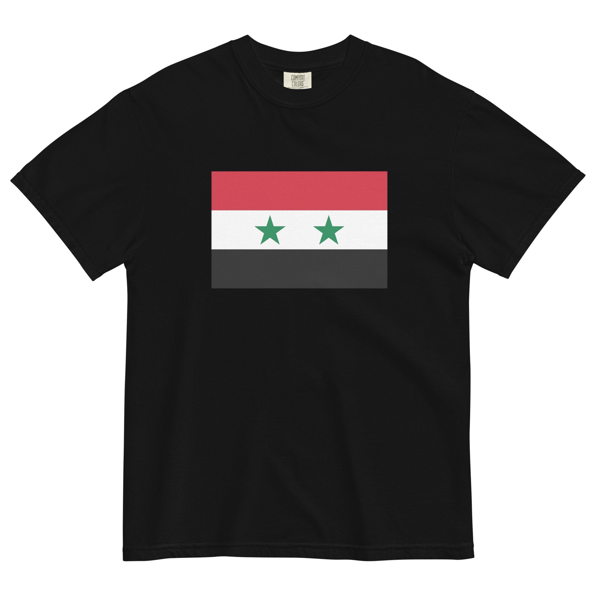 Syria pride shirt in black – unisex, 4X large