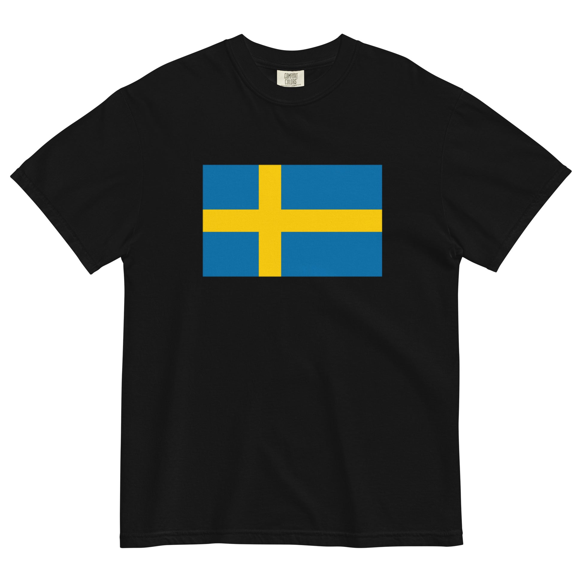 Sweden flag shirt in black, size 2X large