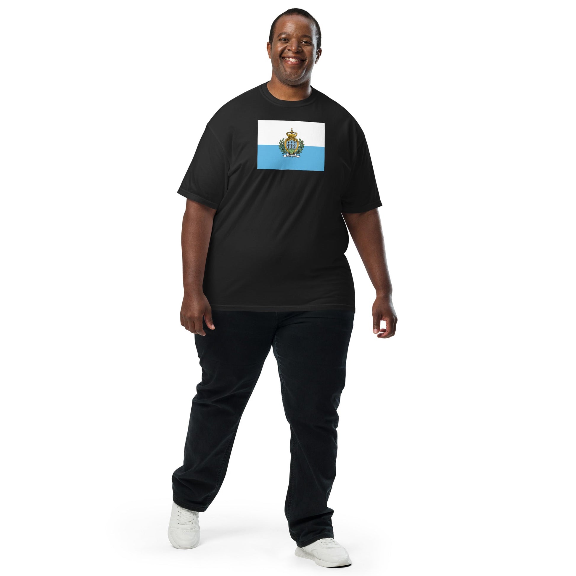 San Marino national shirt, large, in black
