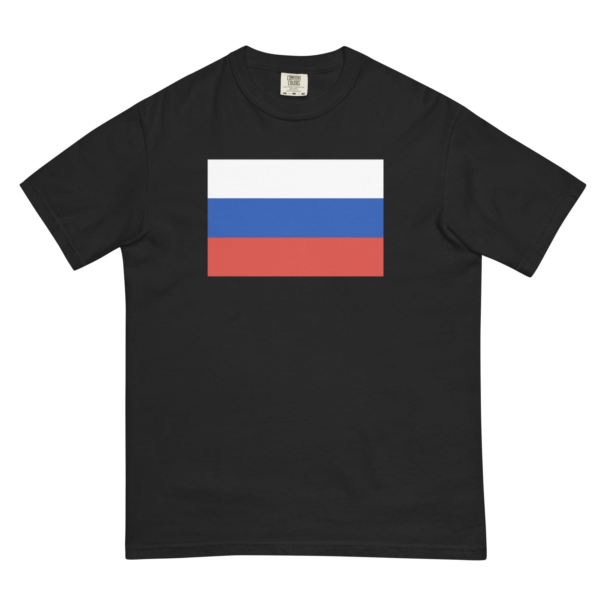 Russia pride shirt in true navy – unisex, small