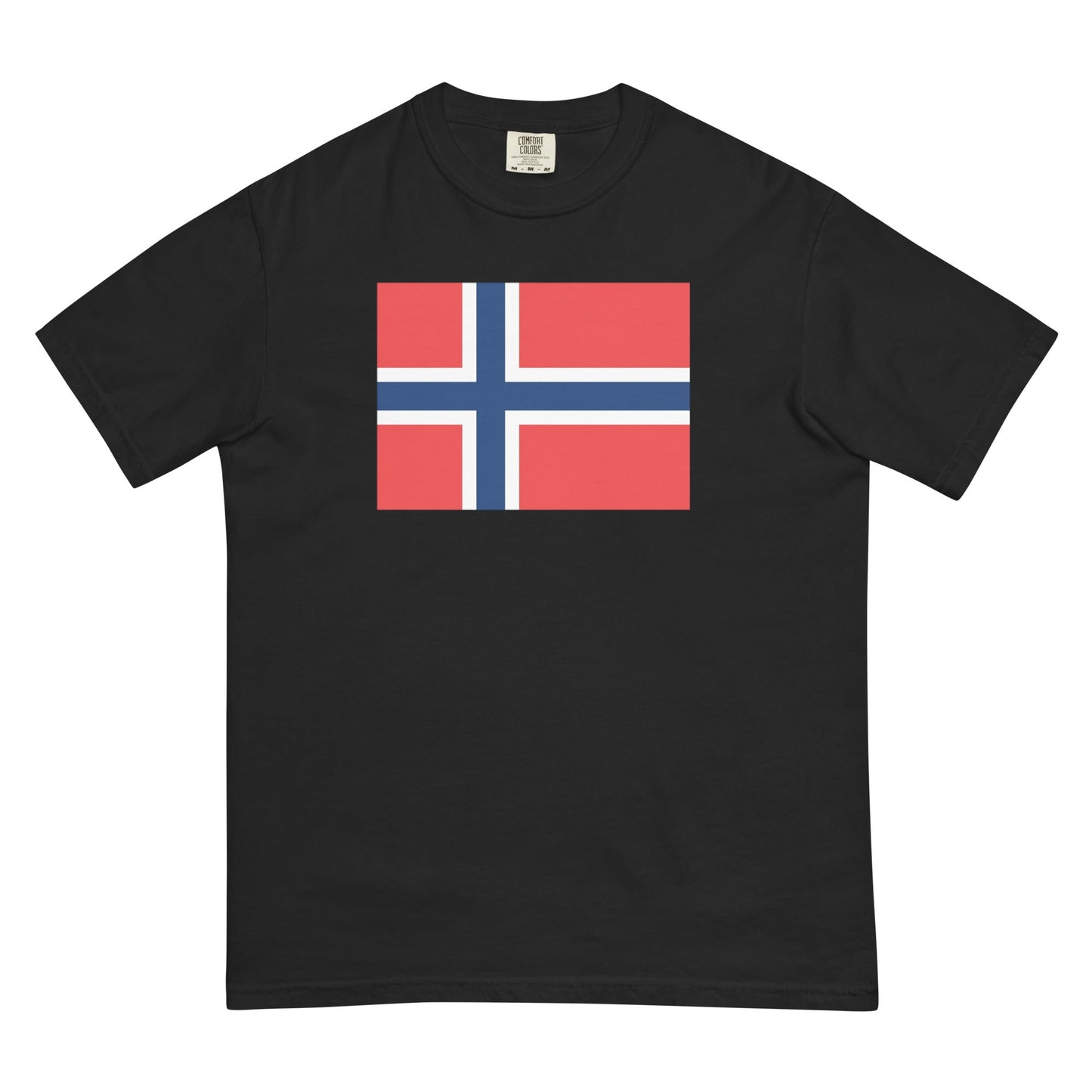 Norway pride shirt in red – unisex, large